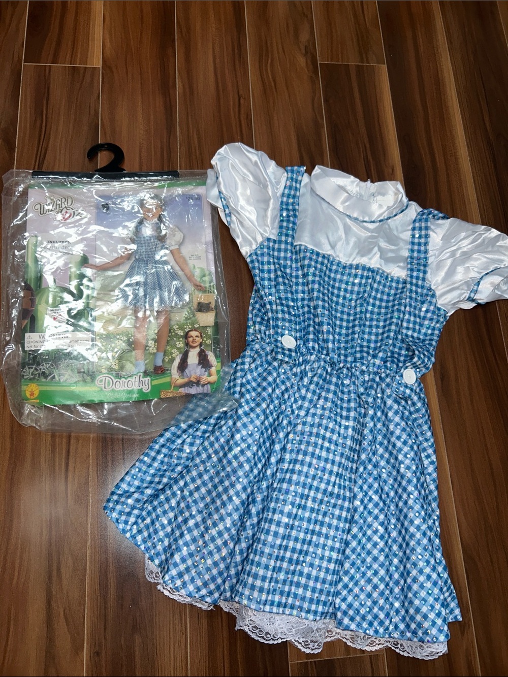 Medium kids Dorothy wizard of oz Halloween costume dress